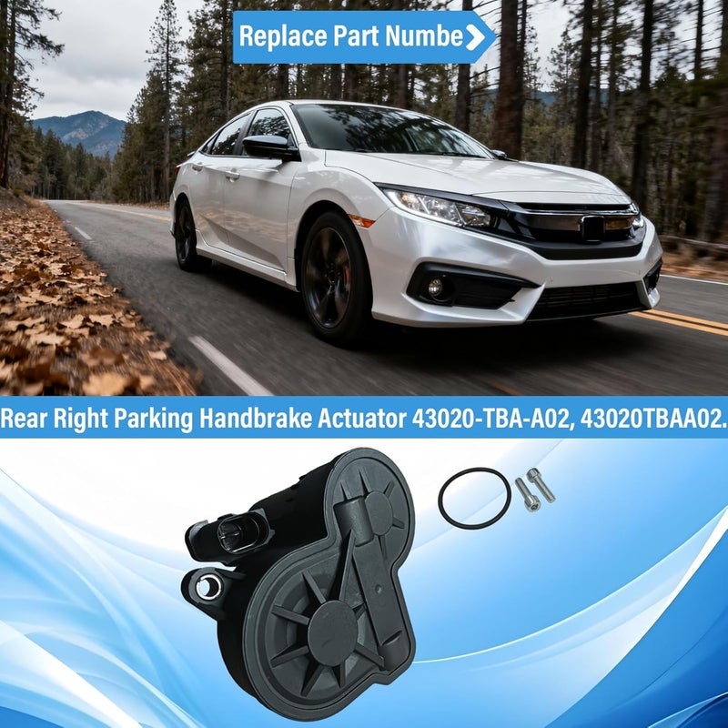 YRMST 43020TBAA02 Parking Brake Actuator Compatible with Honda Civic EX-L LX DX EX LX 1.5L 2.0L 2016-2021 Parking Brake Actuator Motor Assembly 43020-TBA-A02(Right Rear) - Image 3